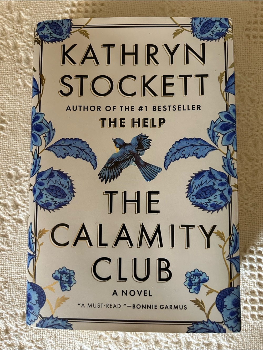 The Calamity Club Hardcover Book - Blue Floral Cover